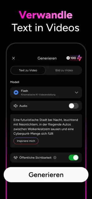 AI Video Generator - OpenVideo iPhone screenshot 2