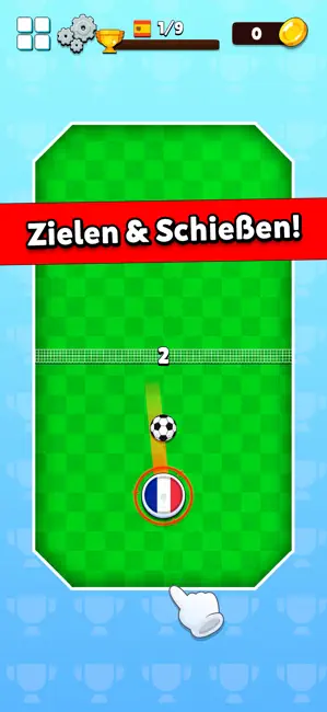 Bounce Rush: Fußball iPhone screenshot 1