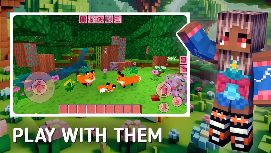 Kawaii World - Craft and Build screenshot 2
