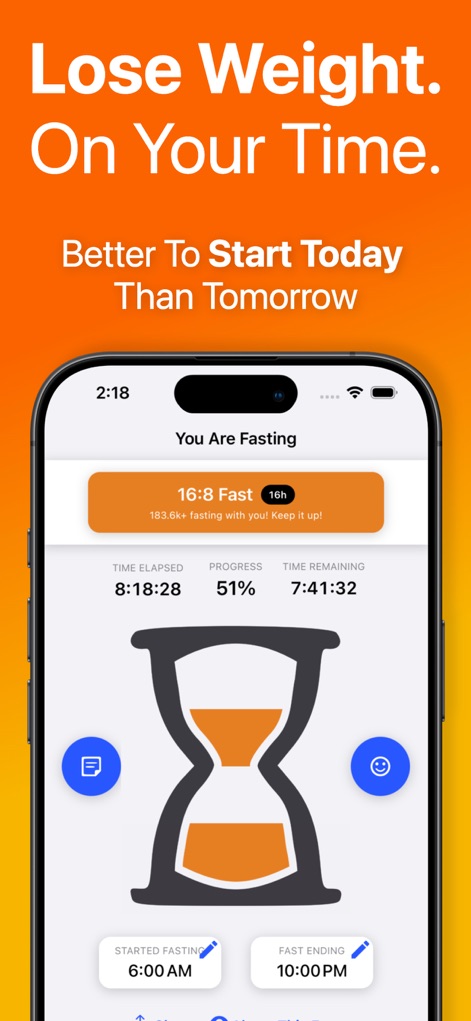 Sunrise - Intermittent Fasting - Health & Fitness App | MWM