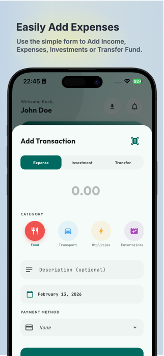 Kosh: Expense Tracker & Budget Screenshot 2 of 5