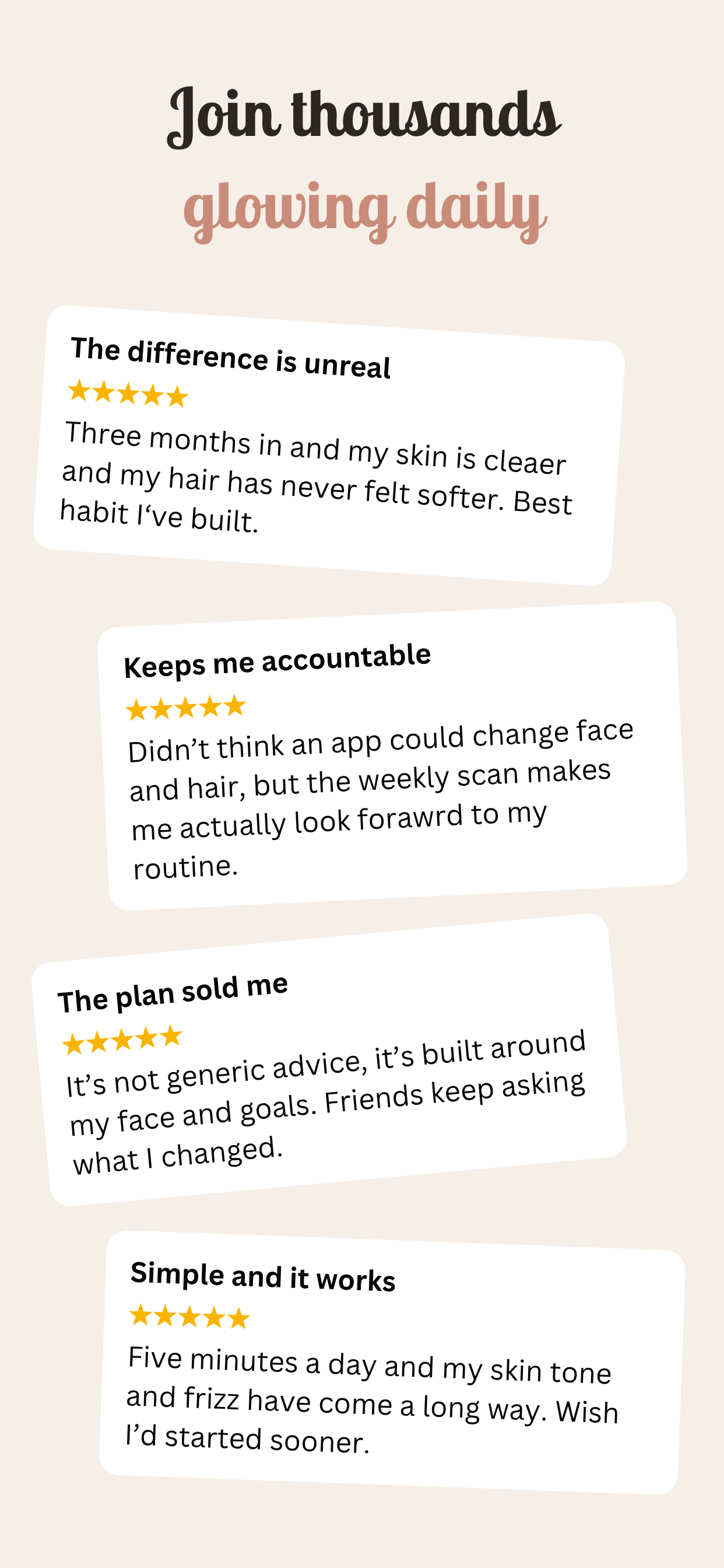 Glowance: Glow Up & Hair Care screenshot 5