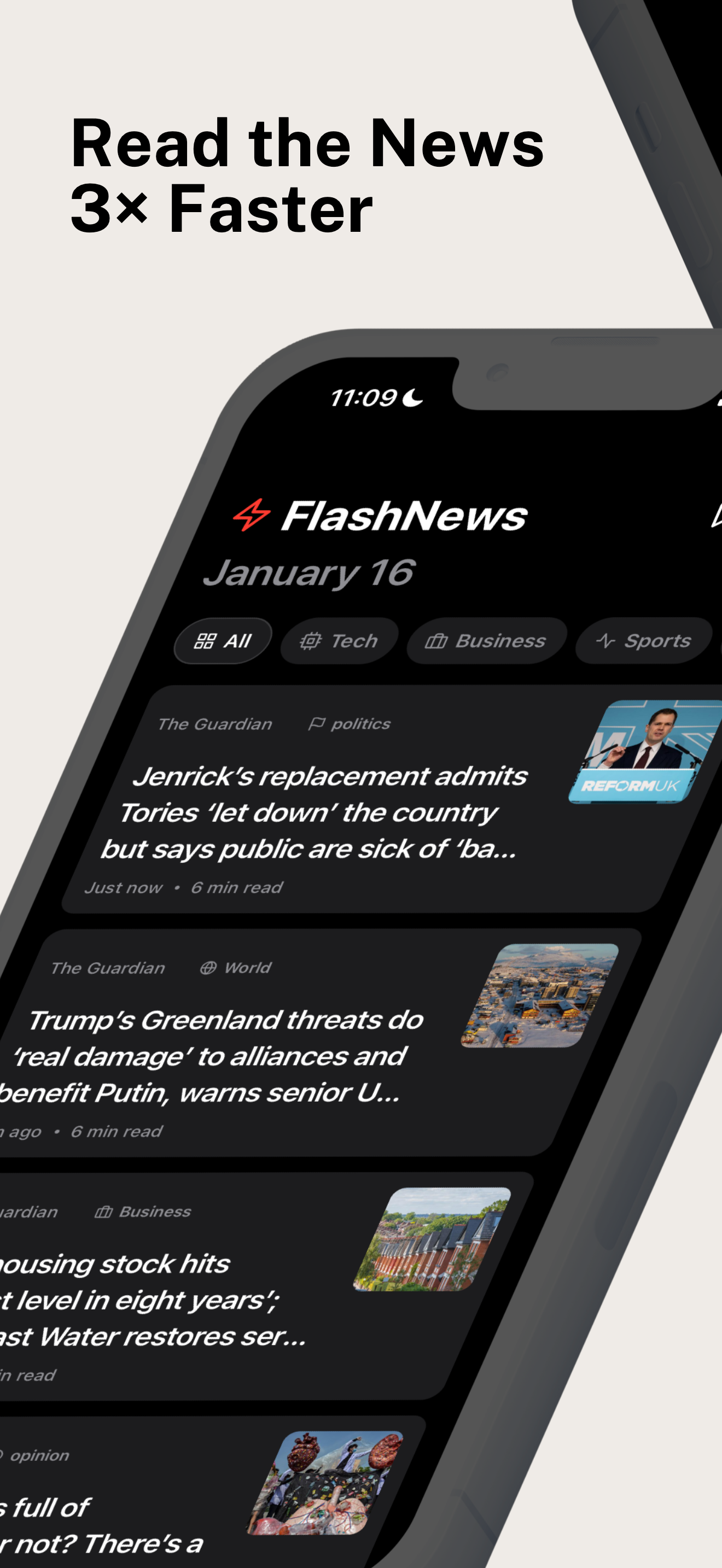 FlashNews: Speed Reader