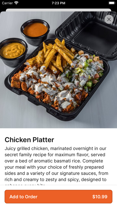 Blazing Hot Halal Grill iPhone screenshot 3 - Food & Drink app