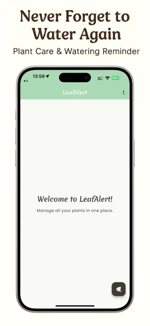 Plant Care Reminder -LeafAlert screenshot 1