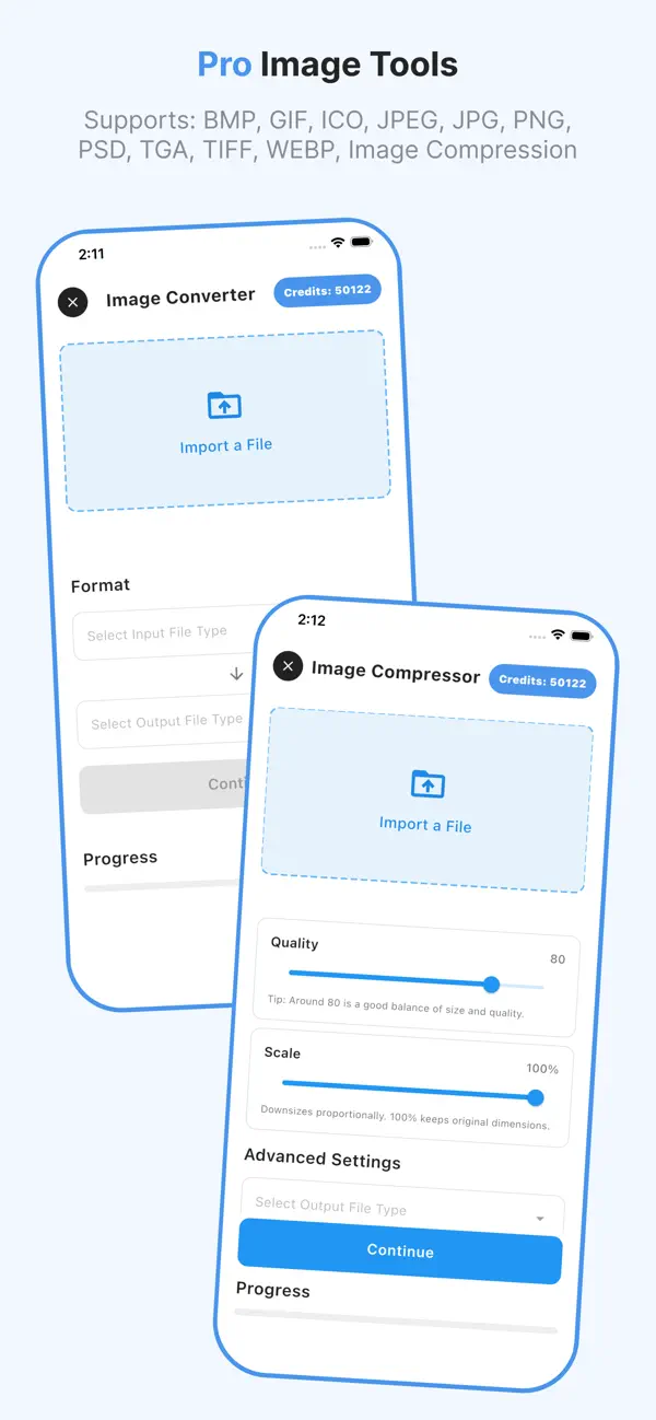 Screenshot #1 pour FileFix: Convert Compress File