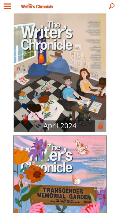 AWP Writer's Chronicle Screenshot