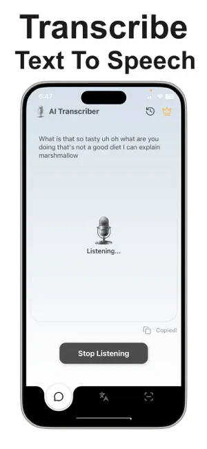 AI Transcribe & Text To Speech screenshot 1