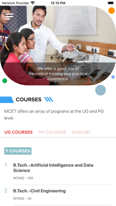 MCET Connect Screenshot