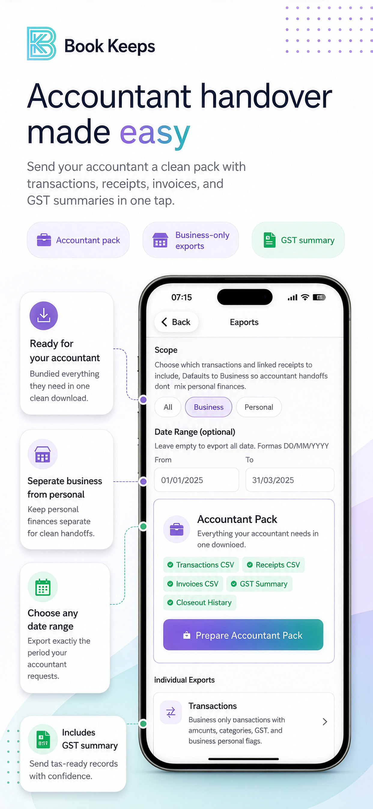 Book Keeps screenshot 4