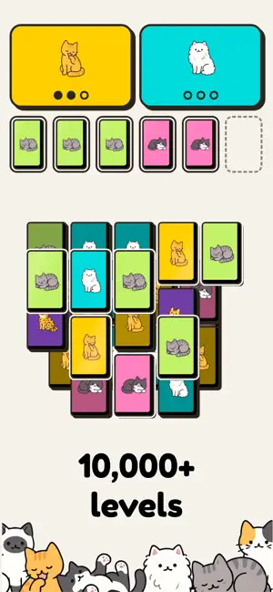 MeowJong: Sort the Cats screenshot 4
