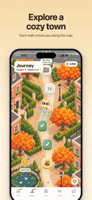 Walkie: Step Counter & Cat Pet screenshot 4 of 8