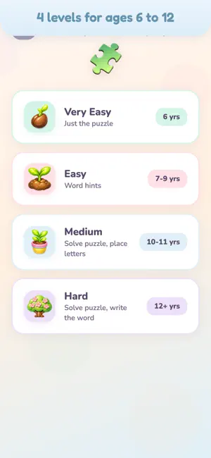 Drexxi: Kids Word Puzzles 6-12 screenshot 2
