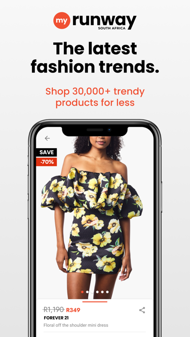 MyRunway SA Fashion Shopping Screenshot
