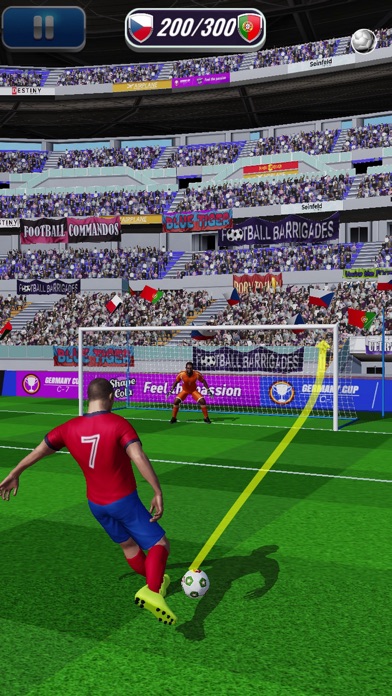 Euro Penalty Flick Soccer Screenshot
