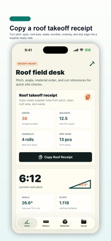 Roof Pitch Pocket のスクリーンショット