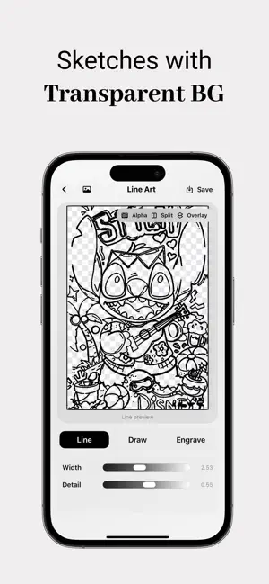 Pic to Line Art - Lines Me screenshot 2