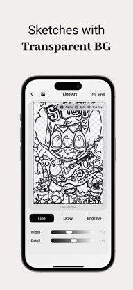Pic to Line Art - Lines Me screenshot 2