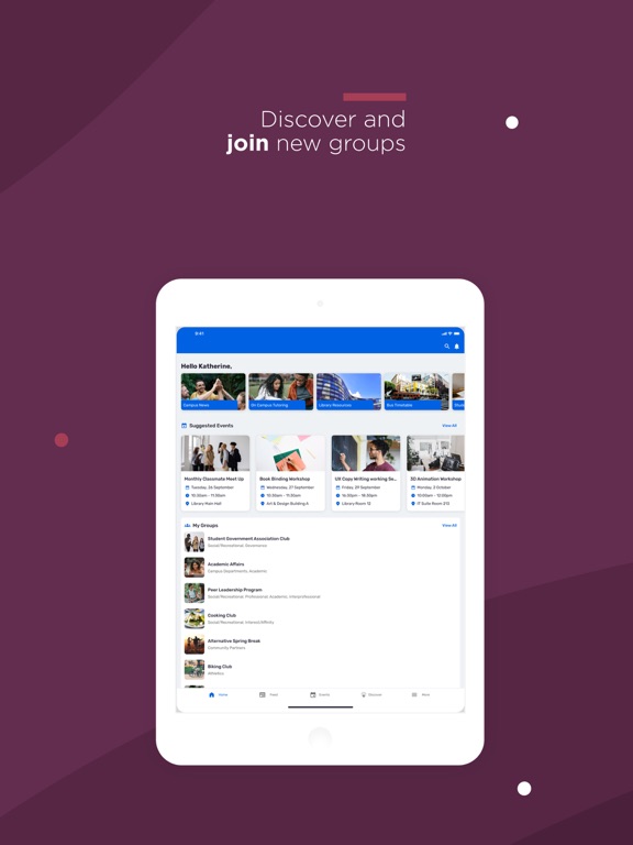 Post University App iPad screenshot 2 - Education app