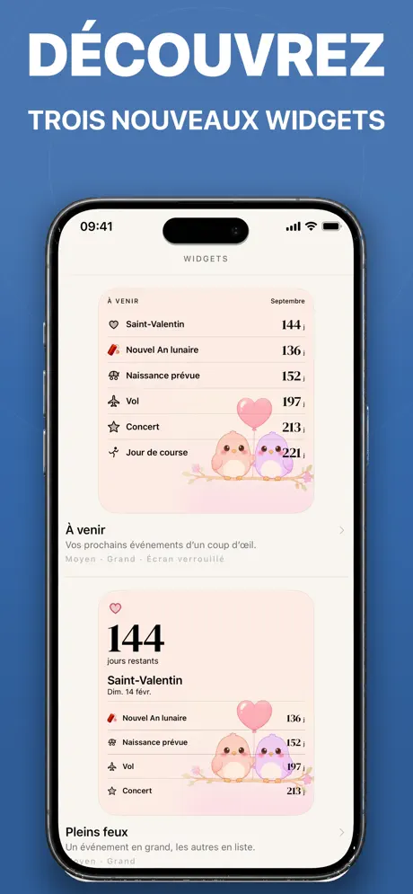 Countdown Widget: Décompte — capture d'écran 7