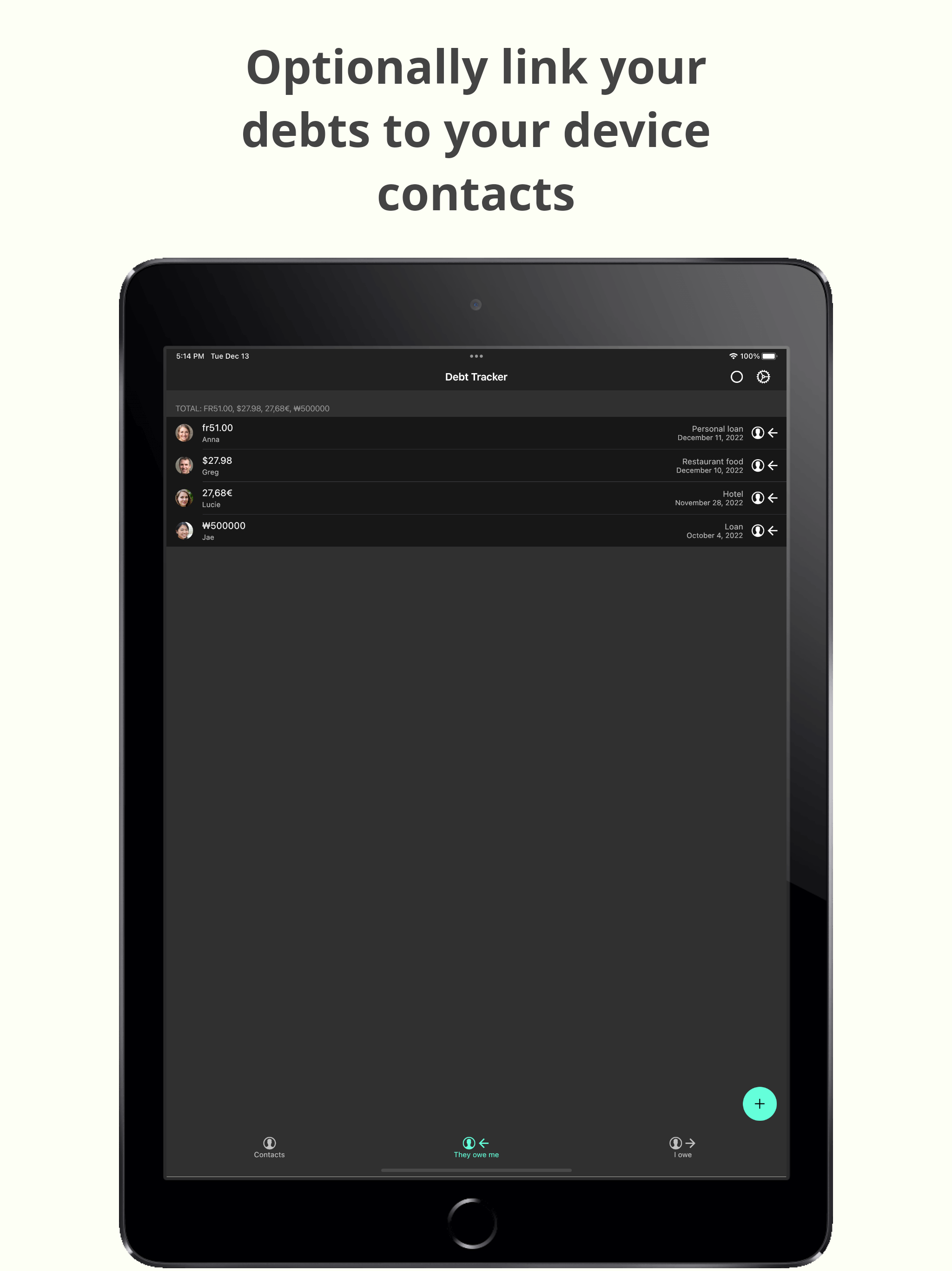 Debt Tracker: Personal Debts screenshot 11