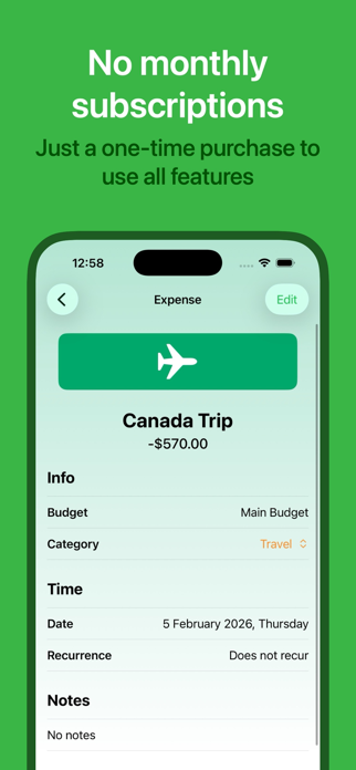 BudgetNotes Screenshot 2 of 10
