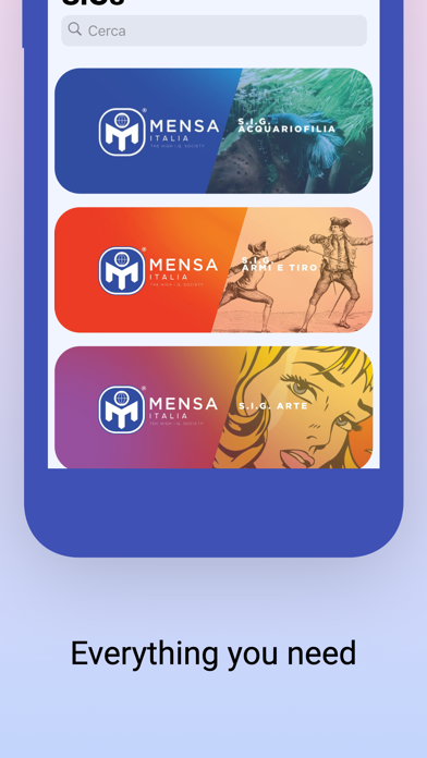 Mensa Italia Screenshot