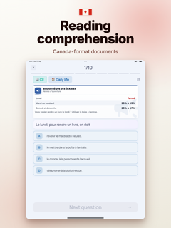 TEF Canada 2026 Exam Prep screenshot 10