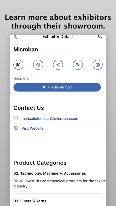 Techtextil NA & Texprocess AM Screenshot