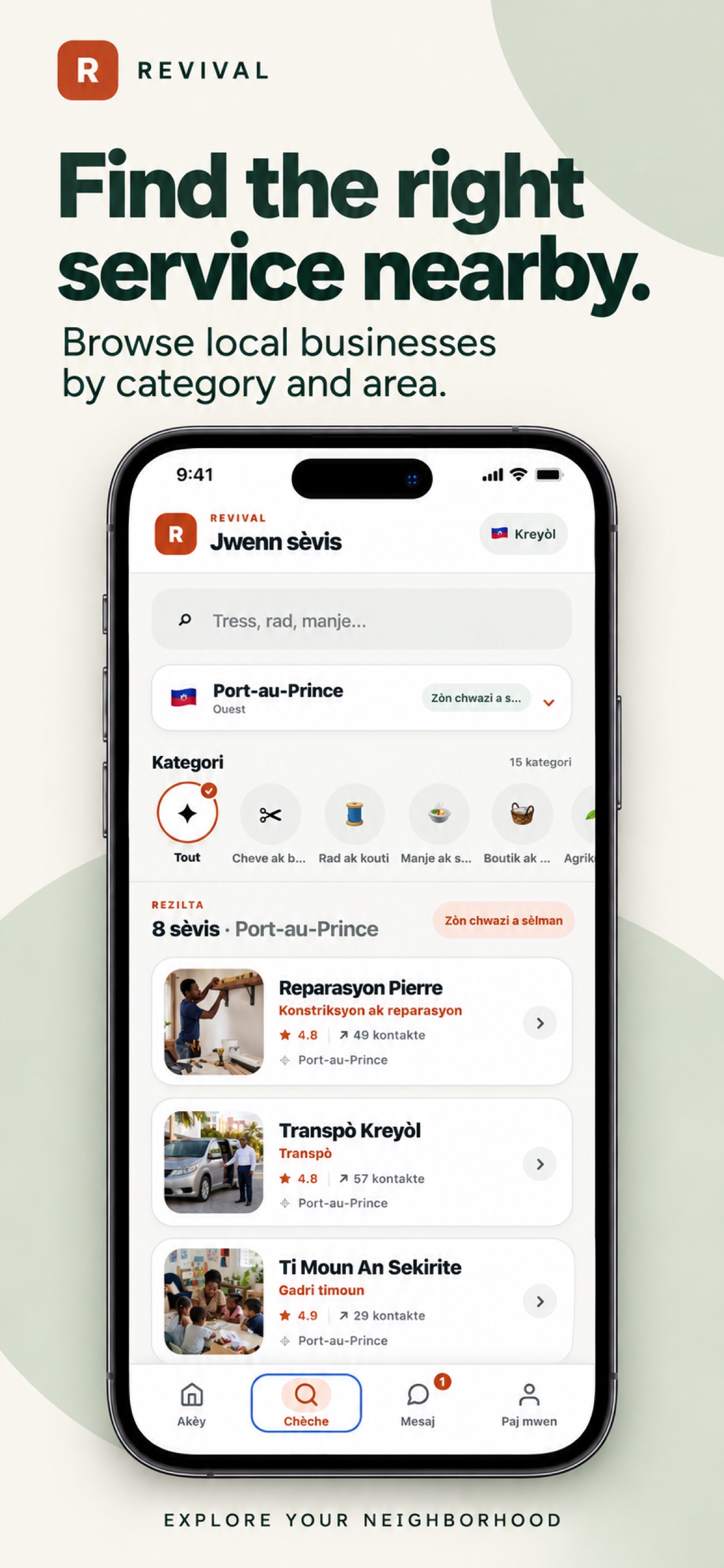 Screenshot 2 of Revival: Find Local Services