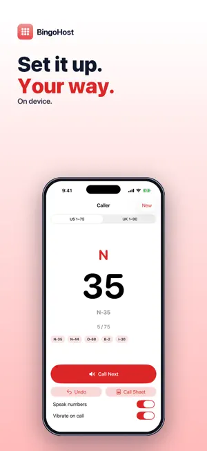 BingoHost: Bingo Caller screenshot 2
