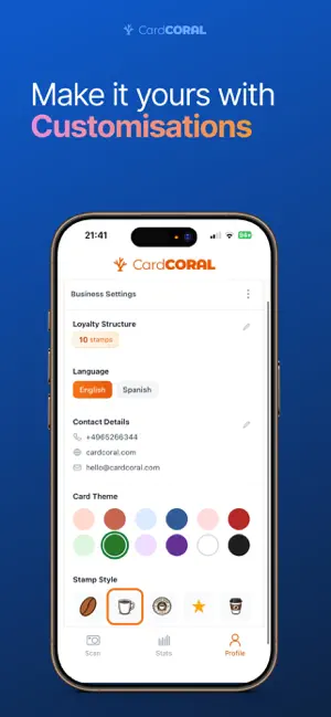 Card Coral - Loyalty Business screenshot 2