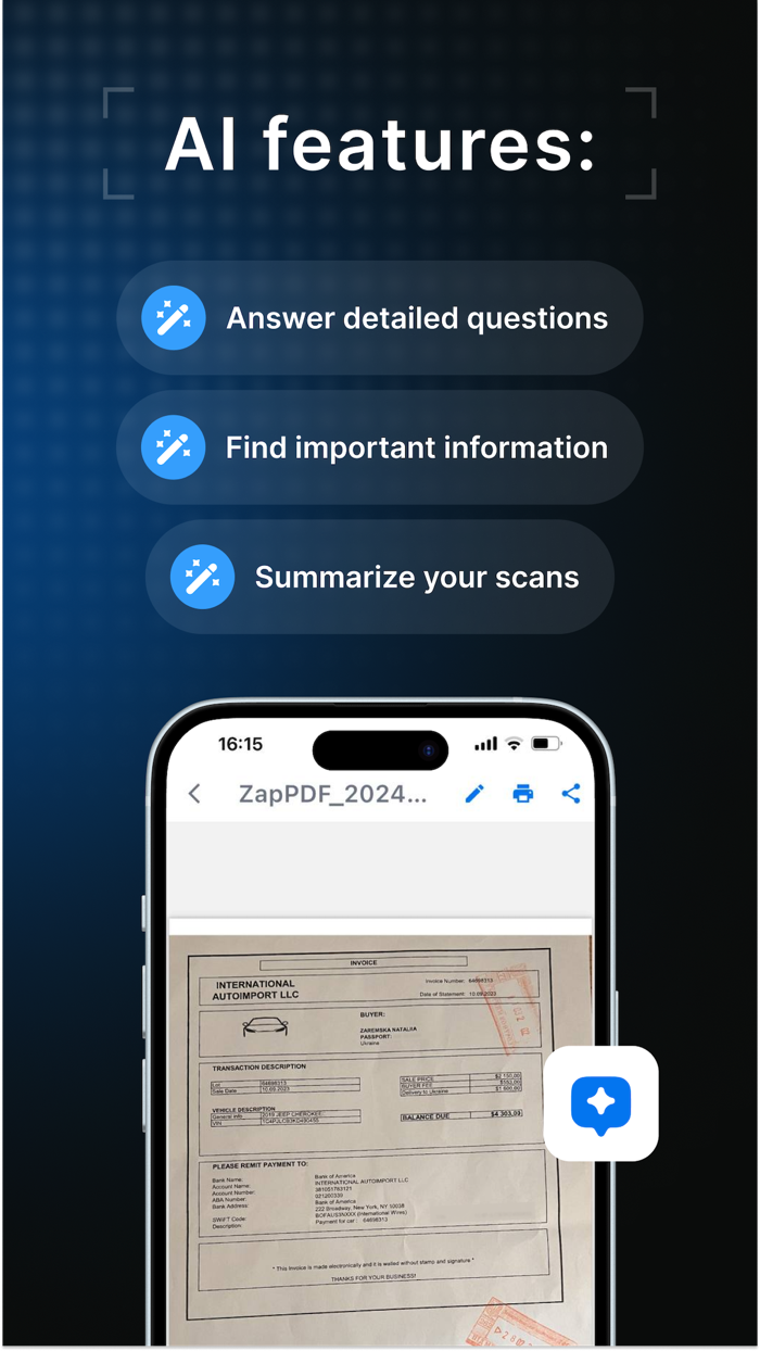 Zap Scan Photo to PDF Scanner