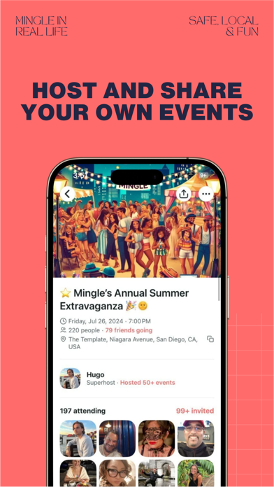Mingle IRL - Meet people Screenshot