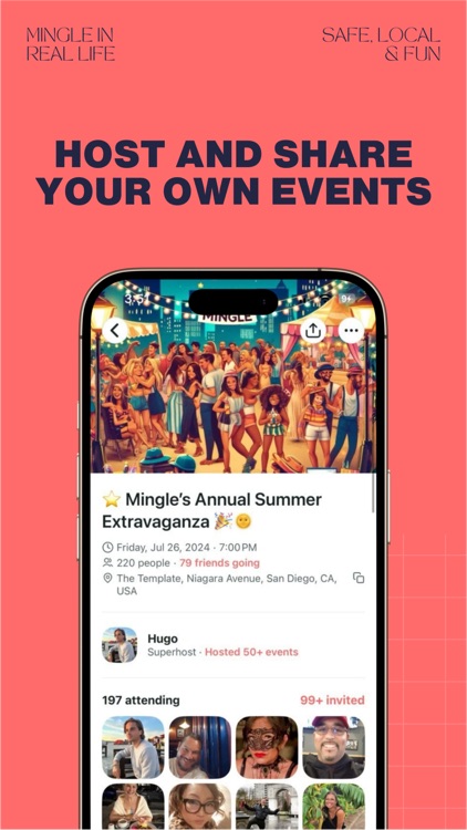 Mingle IRL - Meet people