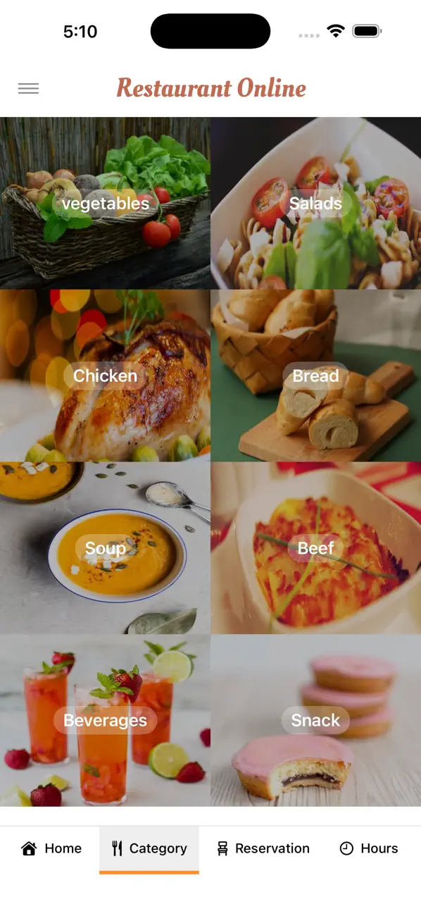 Screenshot #2 pour Restaurant Online