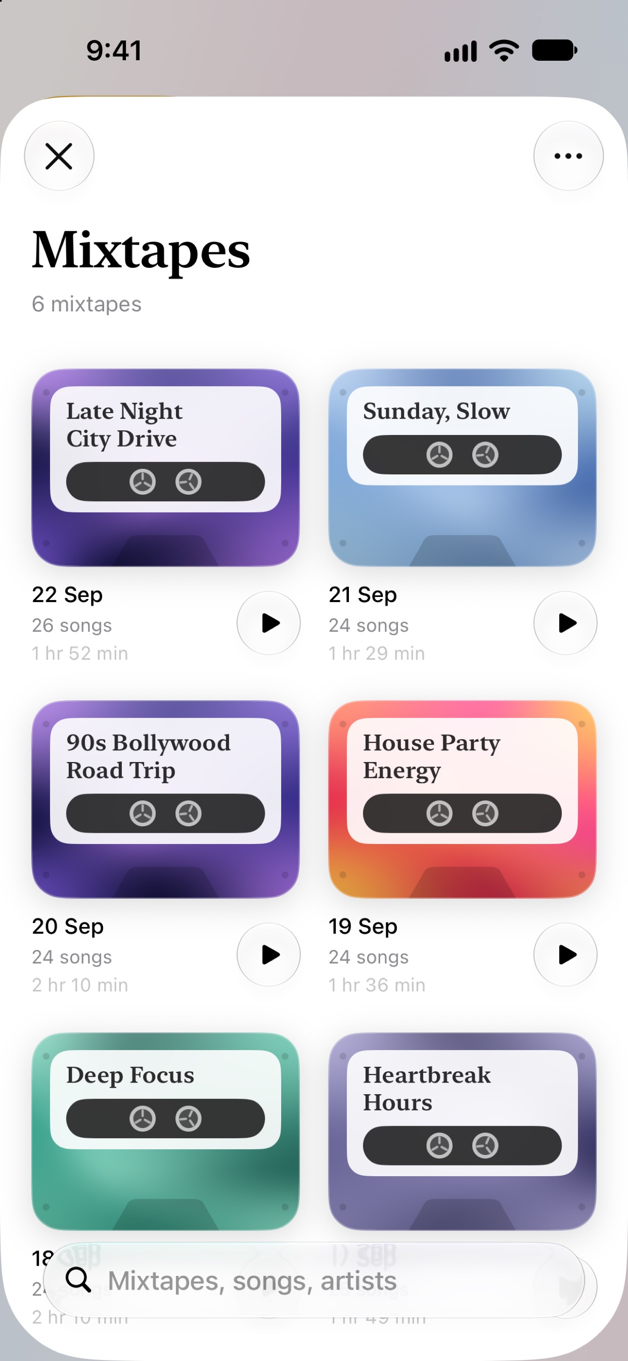 Screenshot 5 of Playlist Maker: Mixtape