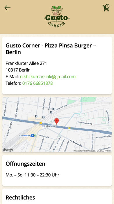 Gusto Corner Berlin Screenshot