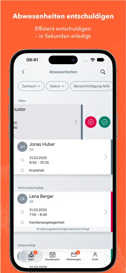 Screenshot 6 di 6 di Untis Mobile