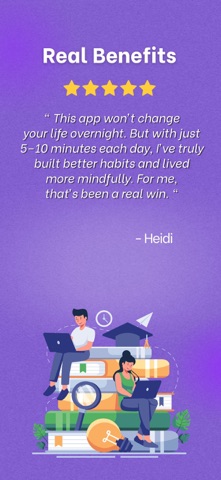 Daily Growth Trainer - MeUp iPhone screenshot 8