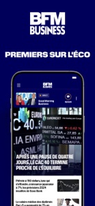 BFM Business: news éco, bourse screenshot #1 for iPhone