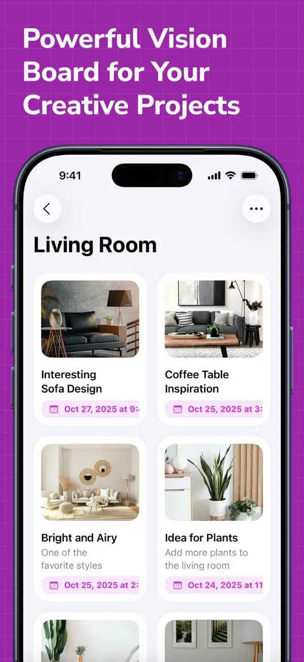 #3. Mood Board - Creativit (iOS) De: DesignTech SIA