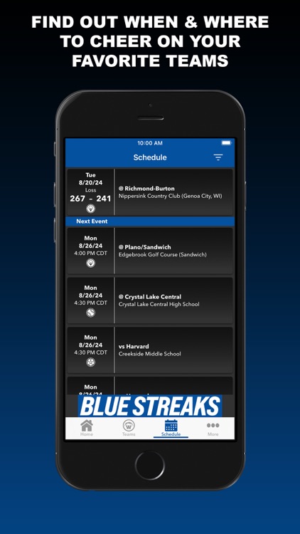 Woodstock Blue Streaks