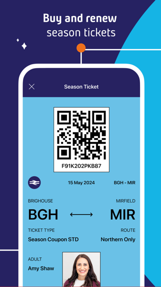Northern Train Tickets & Times Screenshot