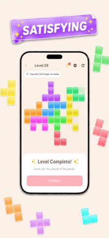 BlockFit! - Puzzle Game iPhone screenshot
