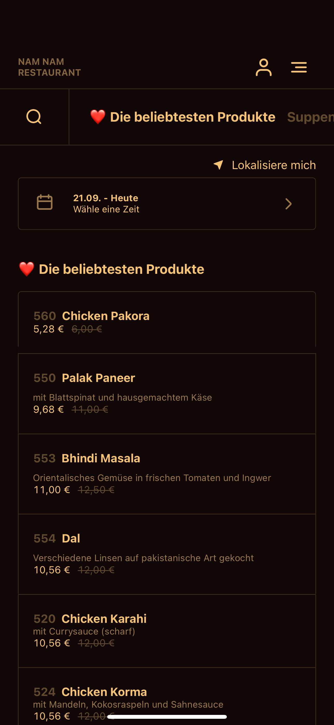 NAM NAM RESTAURANT screenshot 3