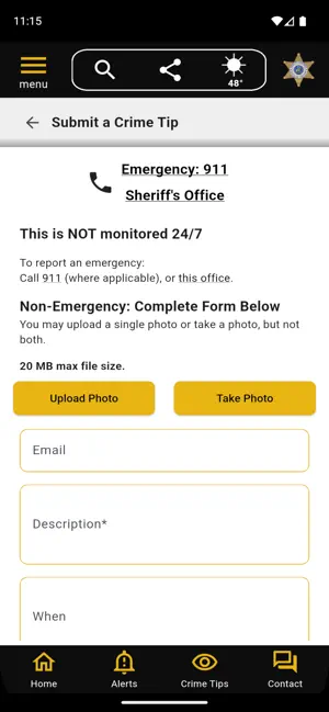 Douglas County WI Sheriff screenshot 3