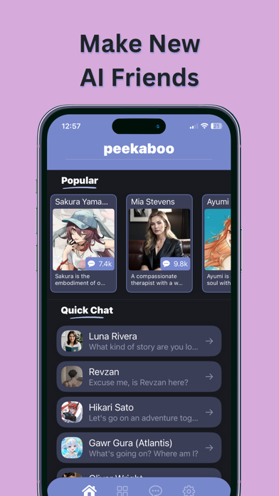 Peekaboo - make new AI friendsのおすすめ画像1