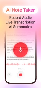 AI Lecture Note Taker screenshot