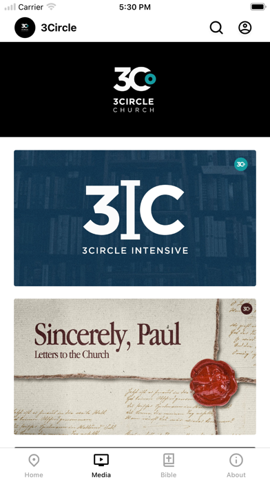 3Circle Church App Screenshot